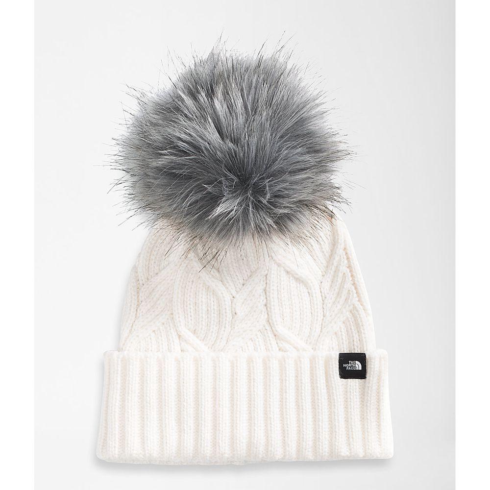 The North Face Oh-Mega Fur Pom Παιδικα Σκουφοσ - Ασπρα (VUME52708)